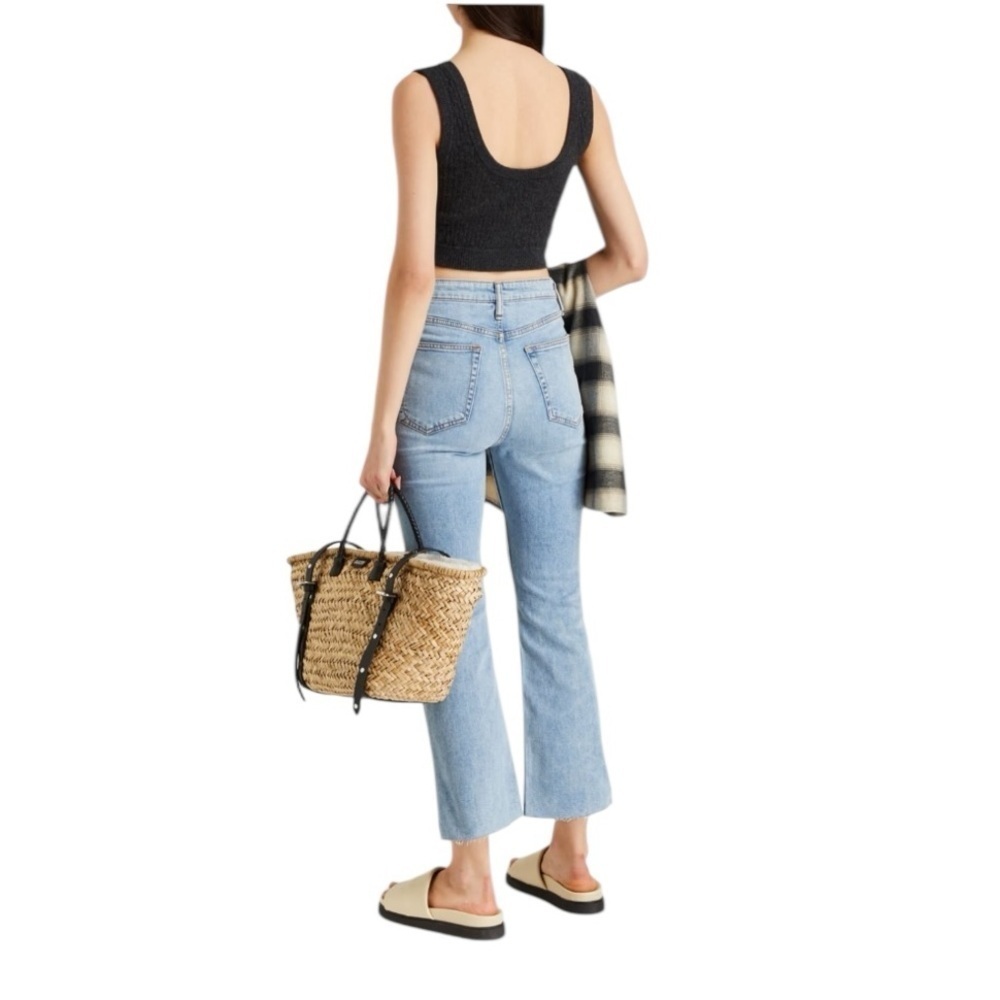 Rag & Bone - Casey Distressed High Rise Kick Flare Jeans Sz 27 - Picture 3 of 11